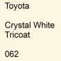 Preview: Toyota, Crystal White Tricoat, 062.